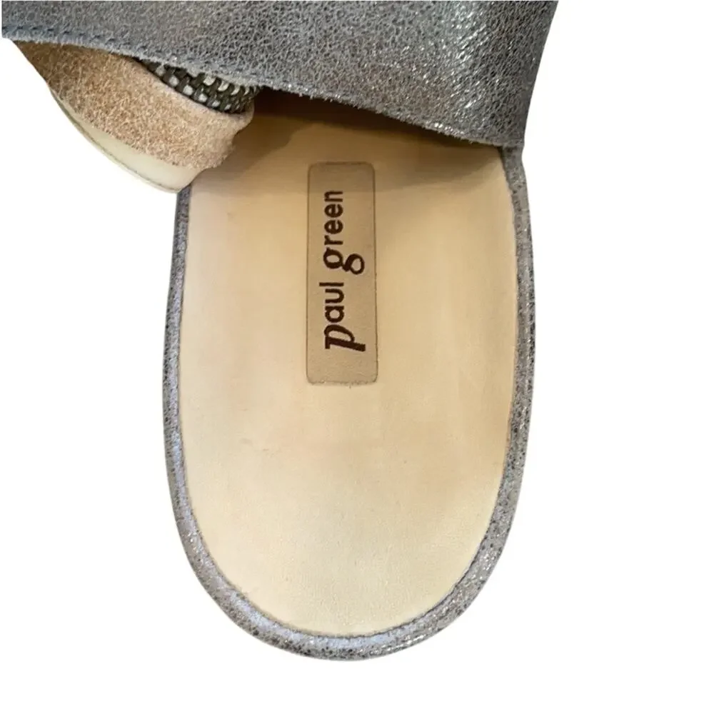 Paul Green Open Peep Toe Heeled Bootie Size 6
